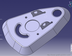 catia v5 : piastrina meccanica 1