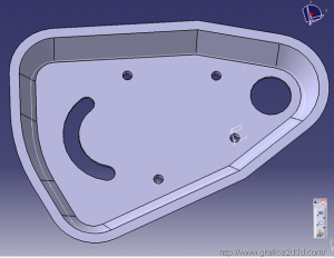 catia v5 : piastrina meccanica 2