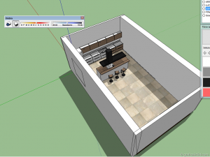 making of tutorial kitchen vray sketchup b