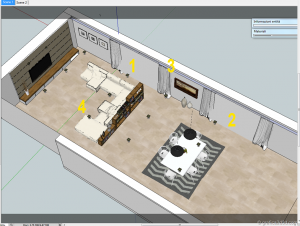 Sketchup tutorial interior #111 f