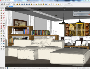 Sketchup tutorial interior #111 d