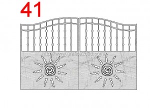 Disegni cancelli in dwg : catalogo 3.19