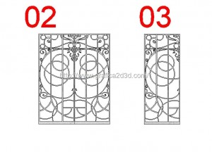 Disegni cancelli in dwg : catalogo 1.17