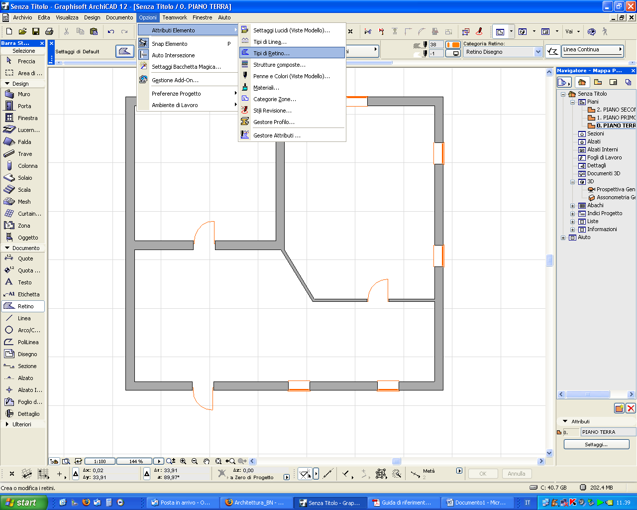 Archicad e i retini immagine