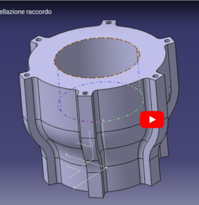 catia v5 modellazione raccordo